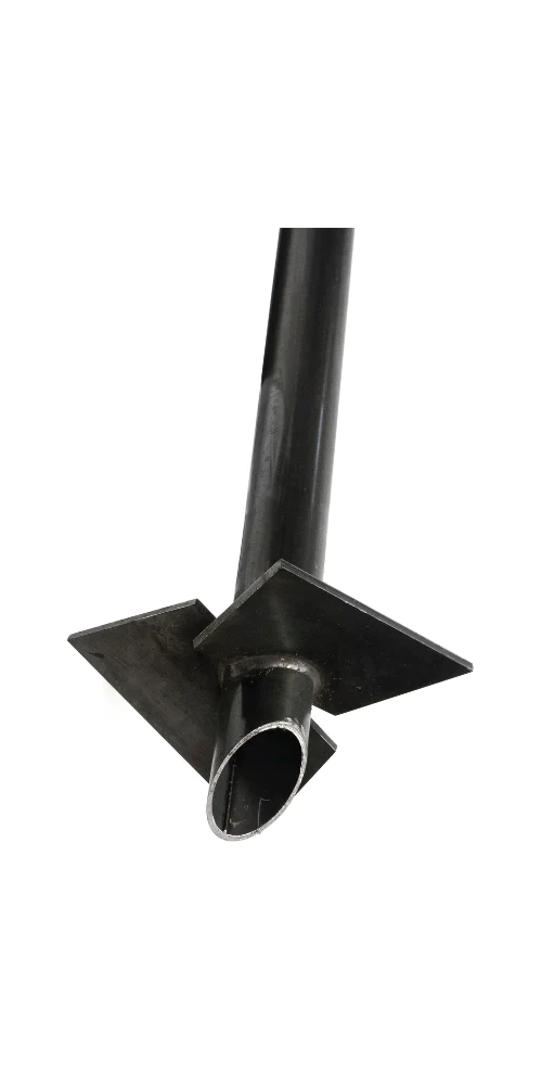 Blade Steel Pile, 76.1mm x 4mm , Dual 350mm x 12mm Blade, 3.0m Long